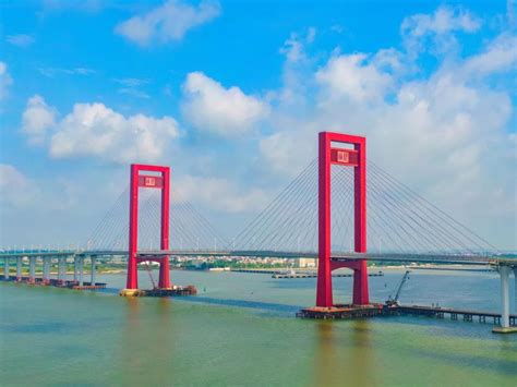 调顺跨海大桥通车，湛江湾上“实力与颜值担当”的城市地标式桥梁 - 哔哩哔哩