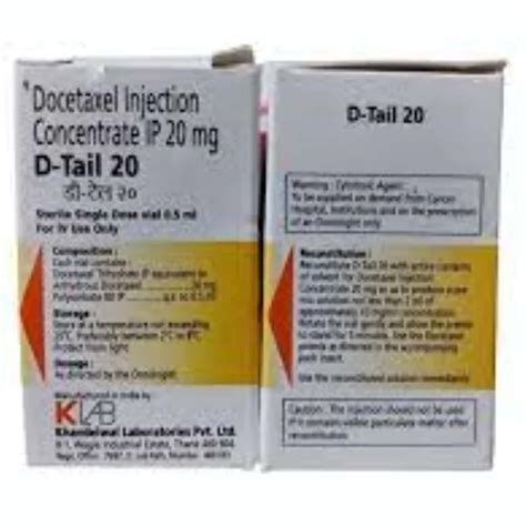 D-Tail 20 MG Injection (1): Uses, Side Effects, Price & Dosage | PharmEasy