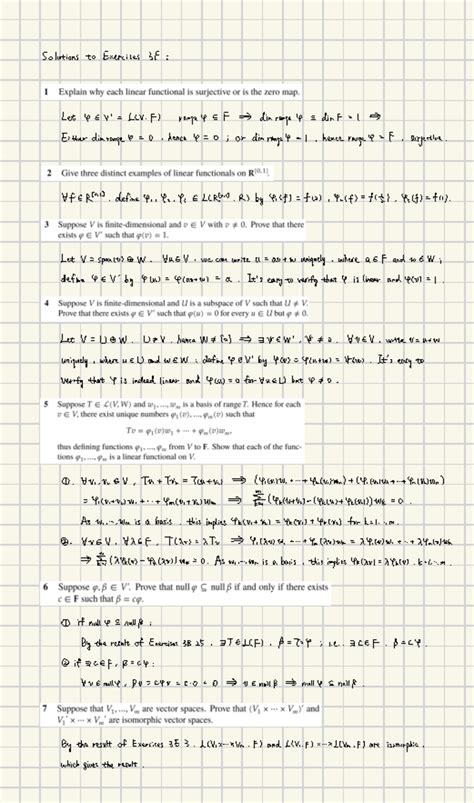 3F - Practice Material Linear Algebra - Solutions to Exercises 3F : Let ...