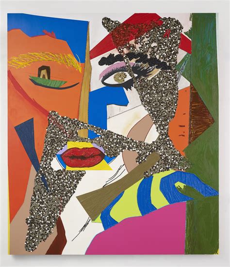 Collages abbagliata di Mickalene Thomas in mostra a Frieze Art Fair ...
