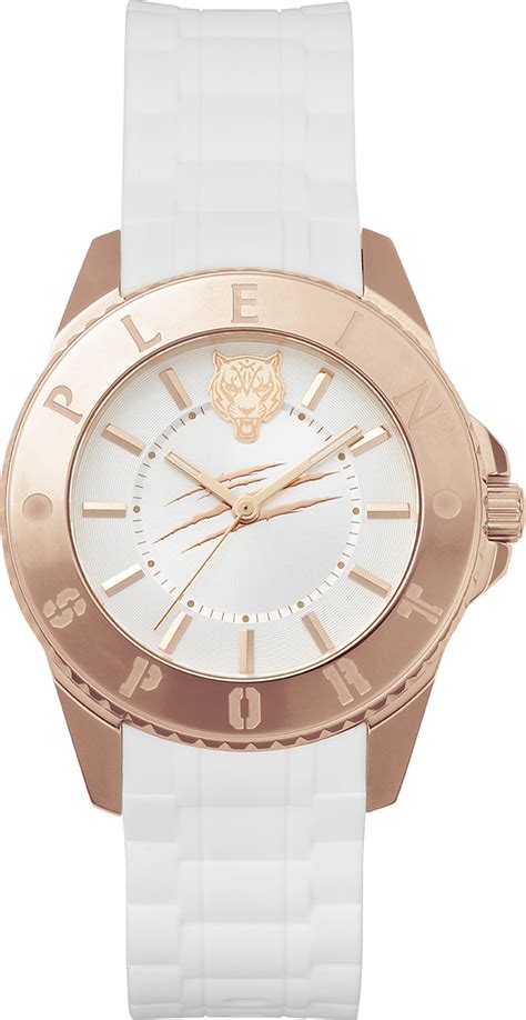Plein Sport Sport Glam Rose gold Round Dial Quartz Analog Women Watch ...