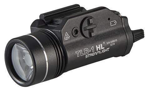 Streamlight 69260 TLR-1 HL 1000-Lumen Rail Mounted Strobing Tactical ...