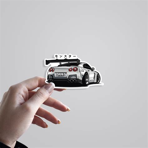 Declare Your Allegiance with Our GTR R35 Godzilla Car Sticker | Premium ...