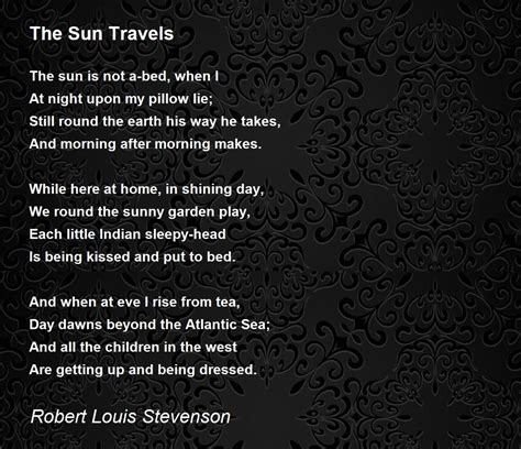 Robert Louis Stevenson Poems About The Sea | semashow.com