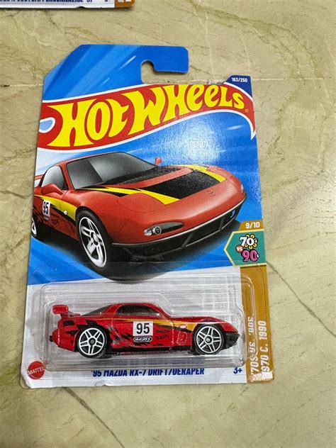 Hot Wheels ’95 Mazda RX-7 Drift – 2025 Mainline | 70s vs 90s Series ...