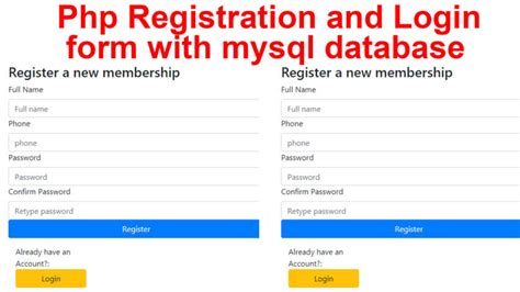 +Registration Form Using PHP and MySQL by Thapatechnial Using Session 的图像结果