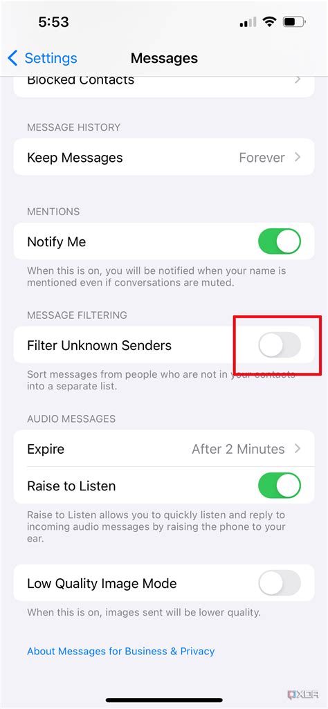 How to hide iPhone messages