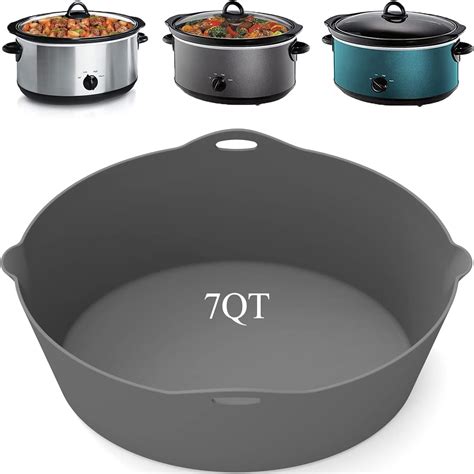 Amazon.com: Silicone Slow Cooker Liners for Crock-Pot 7 Quart Crock Pot ...