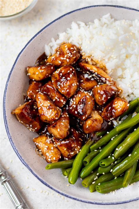 Healthy Sesame Chicken Recipe - The Clean Eating Couple