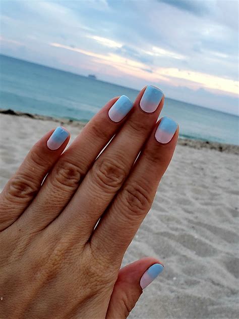 Seaside Beach Manicure! | Beach nails, Beach nail polish colors, Beach ...