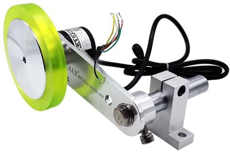 Buy CALT GHW38 68mm Diameter Rubber U-Wheel Length Position Meter ...