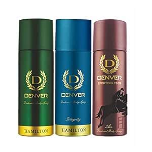 Buy DENVER Hamilton Deo, Ace Deo, Integrity Deo (165ML Each) - Combo of ...