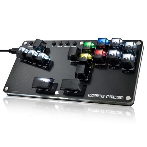Borcham 16 Keys Mini All-Button Arcade Stick, Leverless Arcade ...