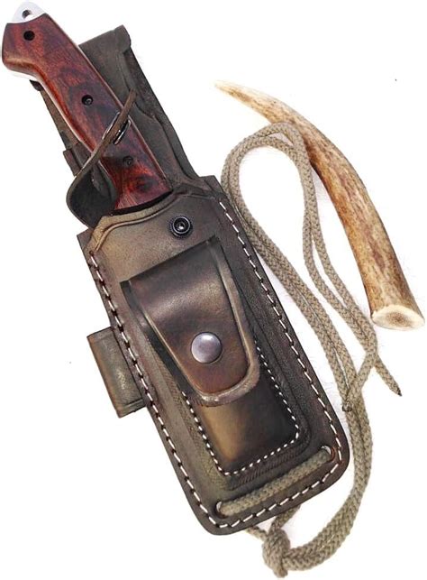 Buy Ottoza Handmade Leather Knife Sheath SIDE DRAW Knife Sheath ...