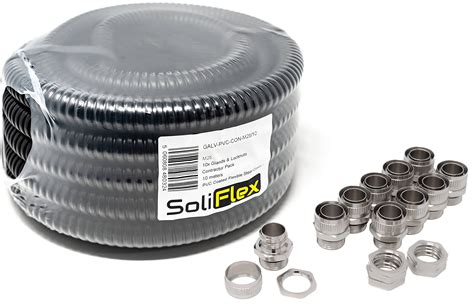 Buy Outdoor Flexible Metal Cable Trunking | Galvanised PVC Coated ...