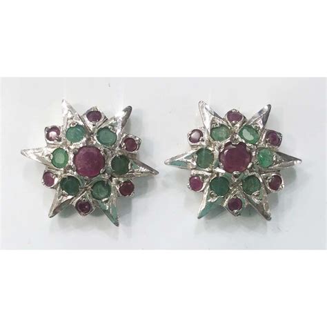Silver Earring – Gem Selections