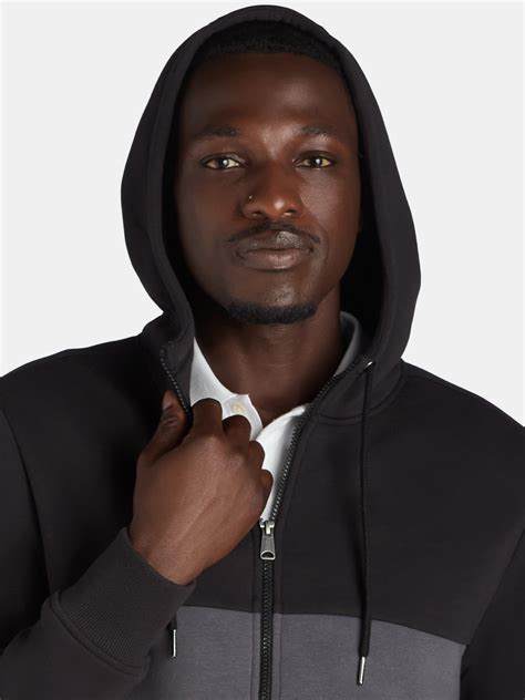 George Men's & Big Men's High Pile Fleece Lined Jacket with Hood, Sizes ...