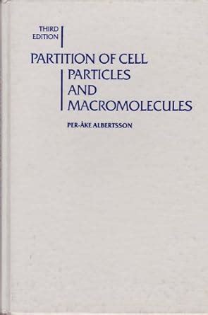 Buy Partition of Cell Particles and Macromolecules Book Online at Low ...