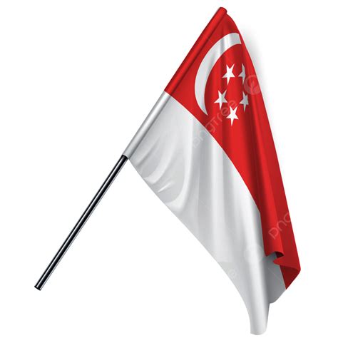 Singapore Flag PNG Picture, Hand Flag Of Singapore, Singapore, Handy, Flag PNG Image For Free ...