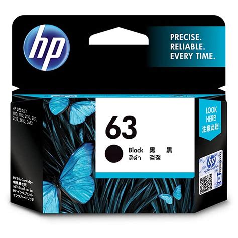 激安価格 HP63 F6U62AA ブラック ヒューレット・パッカード HP 純正インクカートリッジ格安販売 | Ecoink.in