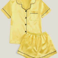 Kids Purple Satin Pyjama Set | Children Nightwear India