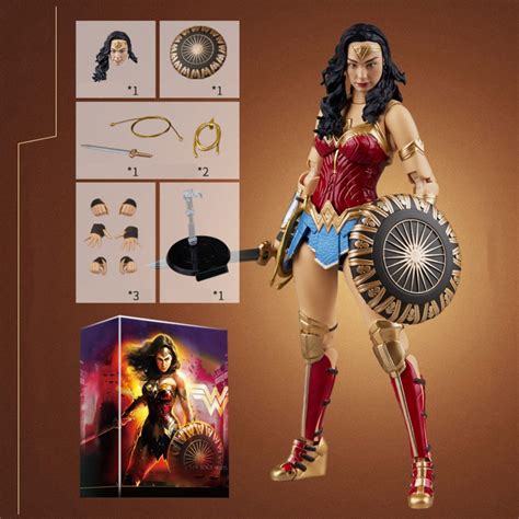 Goote Wonder - Women Action Figure Full Set Superhero Toys 7.7Inch ...