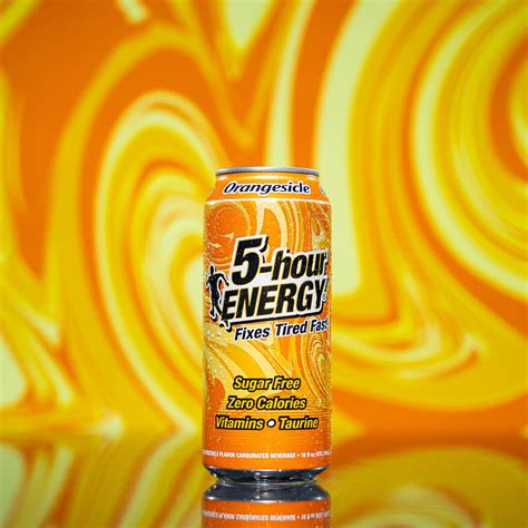 Orange Energy Drinks Mandarin Orange Sparkling Energy Drink 85mg