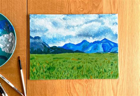 Image result for Simple Landscape Painting Tutorial