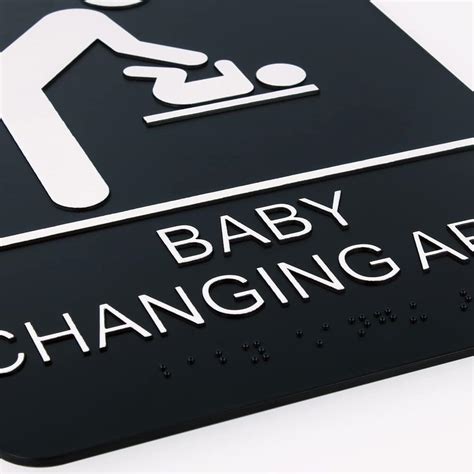 Buy Restroom Sign for Business - ADA Compliant Braille Bathroom Sign ...