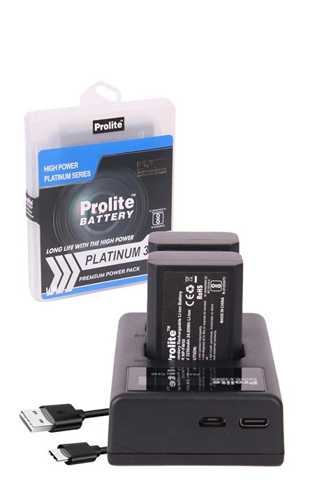 Buy Prolite NP-FW50 Dual LCD Combo | 2 NP-FW50 Platinum Camera Li-ion ...