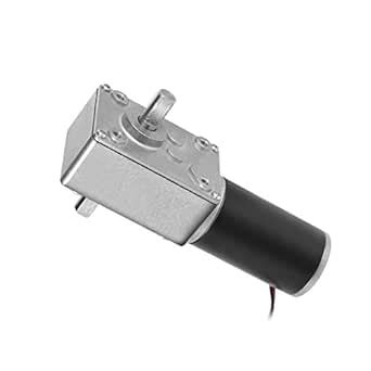 uxcell Double Shaft Worm Gear Motor DC 12V 5RPM High Torque Speed ...