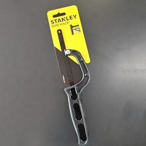 STANLEY 0-20-807 254mm Mini Hacksaw with 10" Blades Ideal for Cutting ...