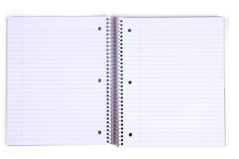Spiral Notebook Paper