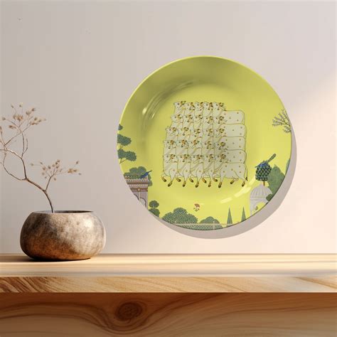 Pichwai Cow III: Buy Premium Quality Decorative Art Plates Online ...