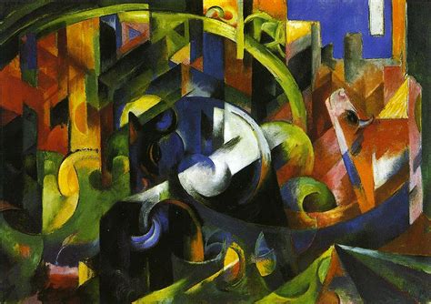 'Picture with Cattle' by Franz Marc http://www.franzmarc.org/franz-marc ...