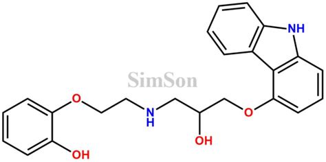 Carvedilol O-Desmethyl Impurity | CAS No- 72956-44-6 | Simson Pharma ...