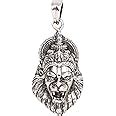 Mahi Rhodium Plated Oxidised Laxmi Narasimha Swamy Unisex Pendant ...