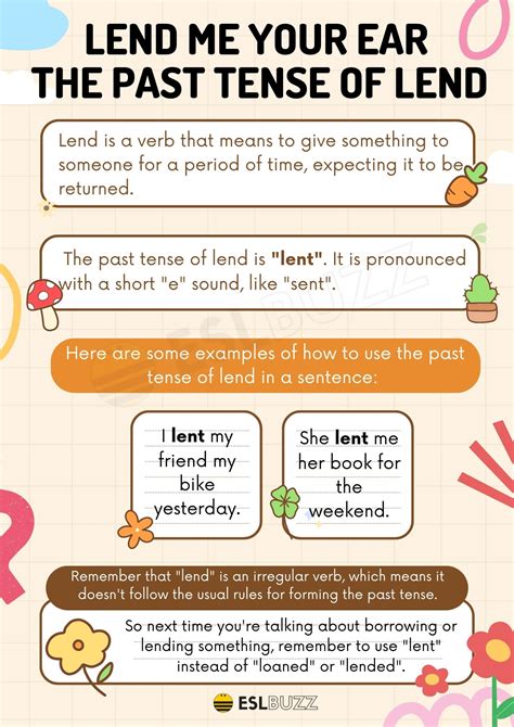 Lend Past Tense