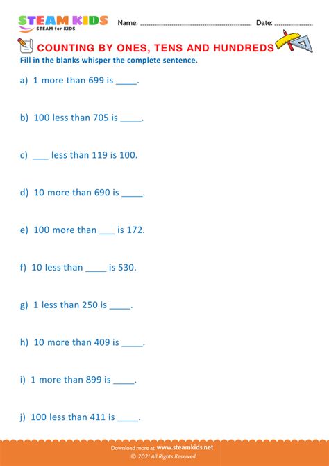 Image result for Grade 2 Counting Worksheets