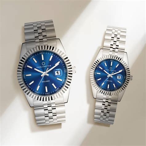 Carlington 8811 Carlington exclusive Series Premium Couple Wrist Watch ...