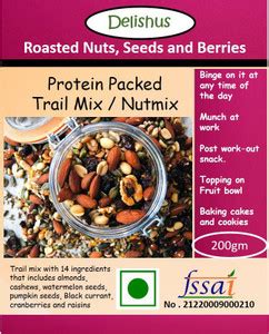 Delishus Assorted Nuts, Seeds and Berries | Mixed Dry Fruits | Healthy ...