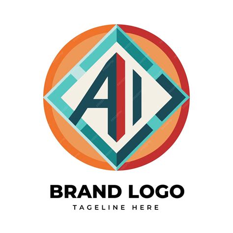 Futuristic AI Company Logo Design | Premium AI-generated vector