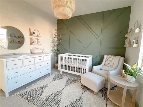 Sherwin Williams Retreat nursery interior paint color | Nursery Decor ...
