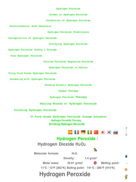 Image result for H2O2 Uses