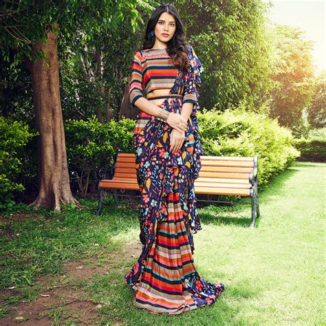 Women Fusion Sarees Collection at Suvidha – Suvidha Fashion