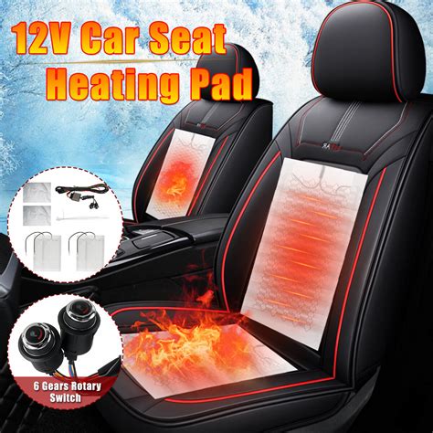 Generic 4Pcs Universal Carbon Fiber Car Seat Heating Pad Vehicle Heated Cushion 6 Level | Jumia ...