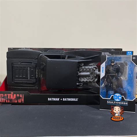 Mcfarlane Toys The Batman & Batmobile Spin Master Set (Both Sealed ...