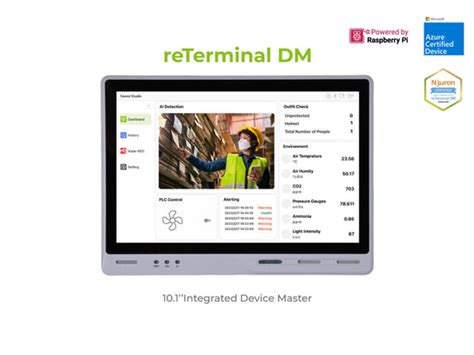 reTerminal DM 10.1 Inch Integrated Device Master HMI with Camera and ...