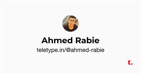 Ahmed Rabie — Teletype