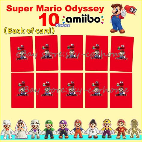 10 pcs/set Super Mario Odyssey Game Cards NFC Tag | Ubuy India